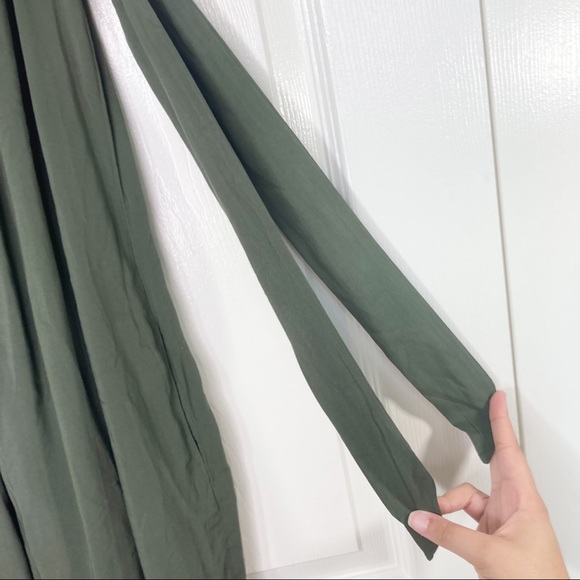 Planet Blue Blue Life Tie Waist Midi Skirt - Picture 3 of 6